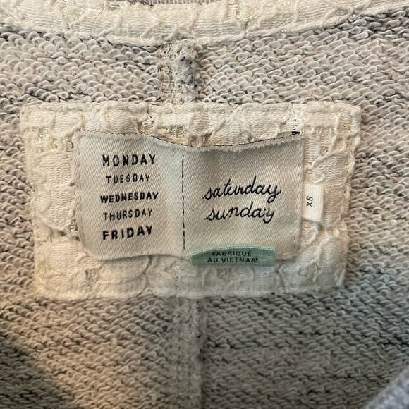 Anthropologie Grey Heathered Sweater Dress - Picture 5 of 9